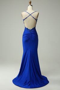 Vestido de baile evasê com pregas e recortes, decote coração, sexy, com fenda alta, vestido de noite elegante Ms2504012