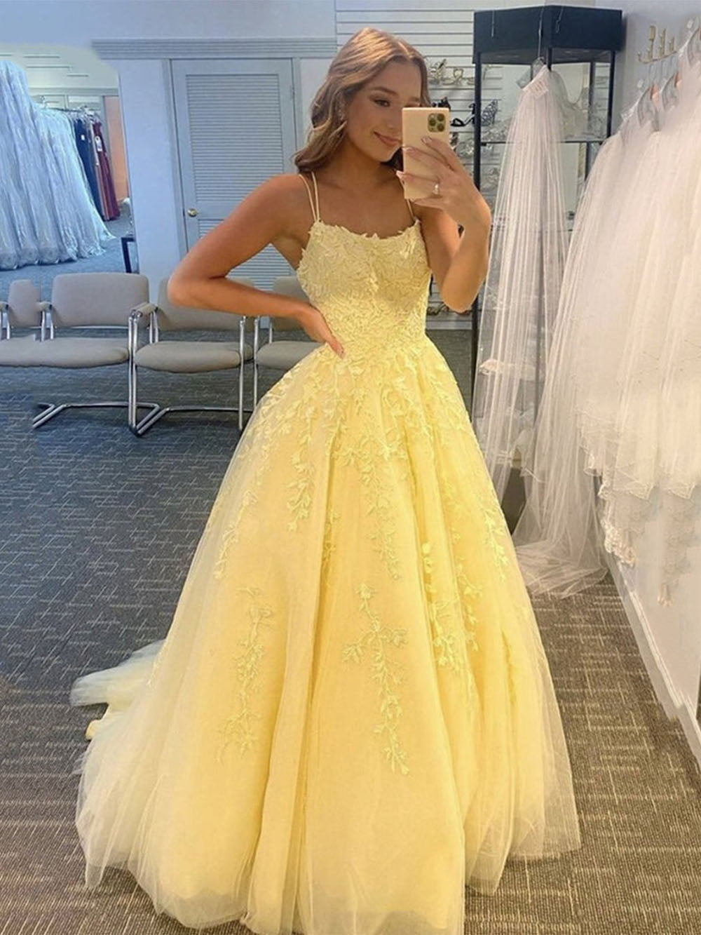 Abiti da sera in tulle lunghezza tè per donne, abiti da ballo con spalle scoperte, per adolescenti, scollo a cuore, decorati con perline, abito principessa gonfio