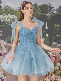 Robe de bal en tulle longueur thé pour femmes, épaules dénudées, robe de bal pour adolescentes, robe de princesse bouffante perlée en cœur