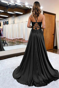 Vestido de baile evasê com pregas e recortes, decote coração, sexy, com fenda alta, vestido de noite elegante Ms2504012