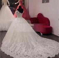 Vestido de Noiva Plus Size Ombros Descobertos 2025 Vestido de Noiva Linha A Aplicações de Renda em Tule Vestido Nupcial