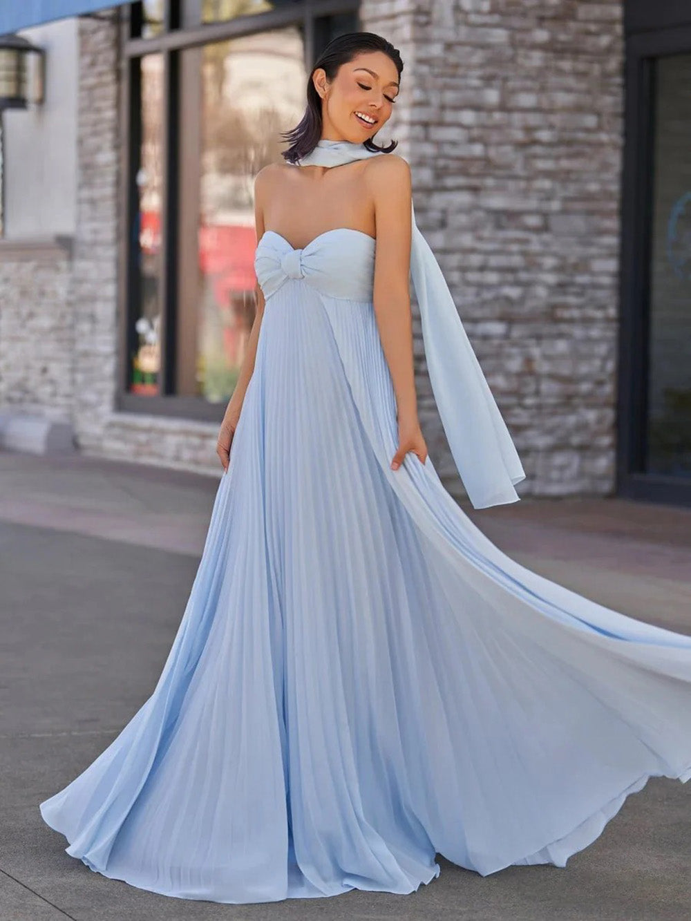 Vestido de baile evasê com pregas e recortes, decote coração, sexy, com fenda alta, vestido de noite elegante Ms2504012