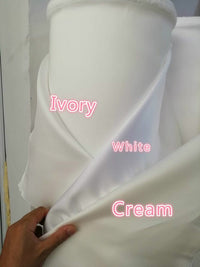 Vintage Satin Wedding Dress Lace  Appliqué  A-Line Deep V Neck Bride Dress Ms2503204