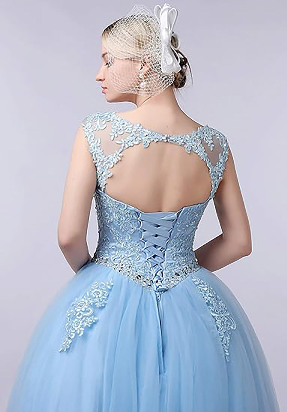 Vestidos de Noiva Encantadores com Decote Barco em Renda, Vestidos de Quinceanera, Vestidos de Baile de Princesa para Festa e Aniversário