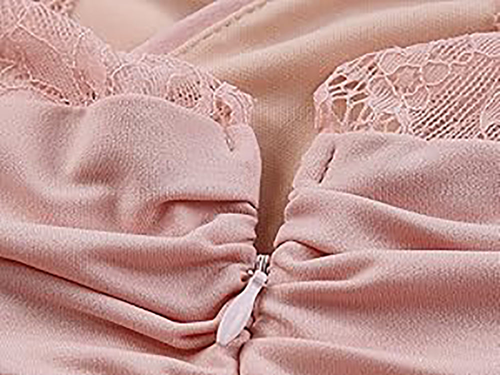 Abiti formali da donna 2025, vestiti lunghi da damigella d'onore sexy con scollo a V e arricciature, abiti maxi per invitati a matrimoni