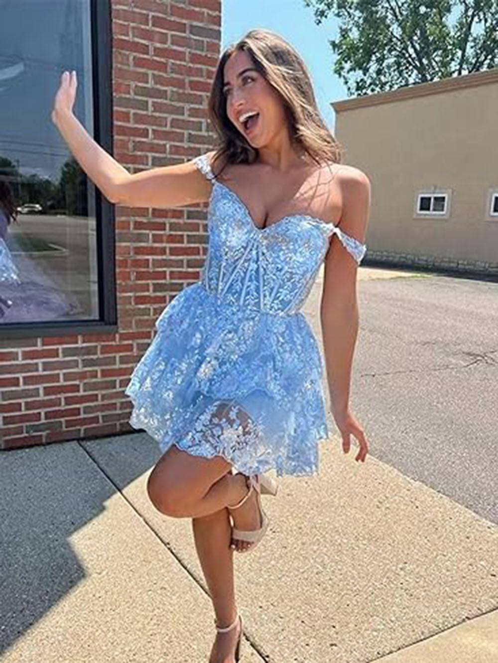 Teens Off The Shoulder Prom Dresses Tiered Tulle Homecoming Dresses Sh Msikoods Official Store Teens Off The Shoulder Prom Dresses Tiered Tulle Homecoming Dresses Sh Msikoods Official Store