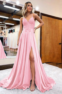 Vestido de baile evasê com pregas e recortes, decote coração, sexy, com fenda alta, vestido de noite elegante Ms2504012