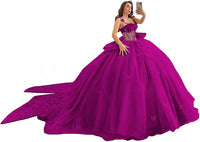 Robes de Quinceanera à bretelles spaghetti avec dentelle papillon et perles Robes de bal en tulle scintillant Robes Sweet 16