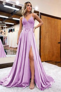 Vestido de baile evasê com pregas e recortes, decote coração, sexy, com fenda alta, vestido de noite elegante Ms2504012