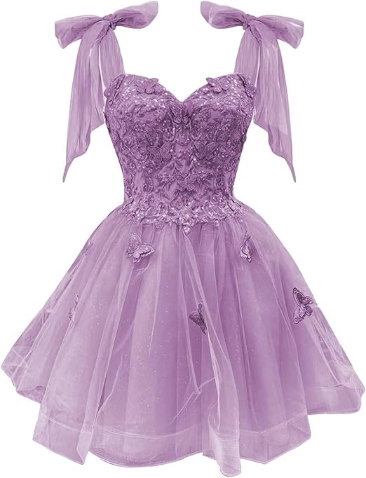 Robe de bal en tulle longueur thé pour femmes, épaules dénudées, robe de bal pour adolescentes, robe de princesse bouffante perlée en cœur