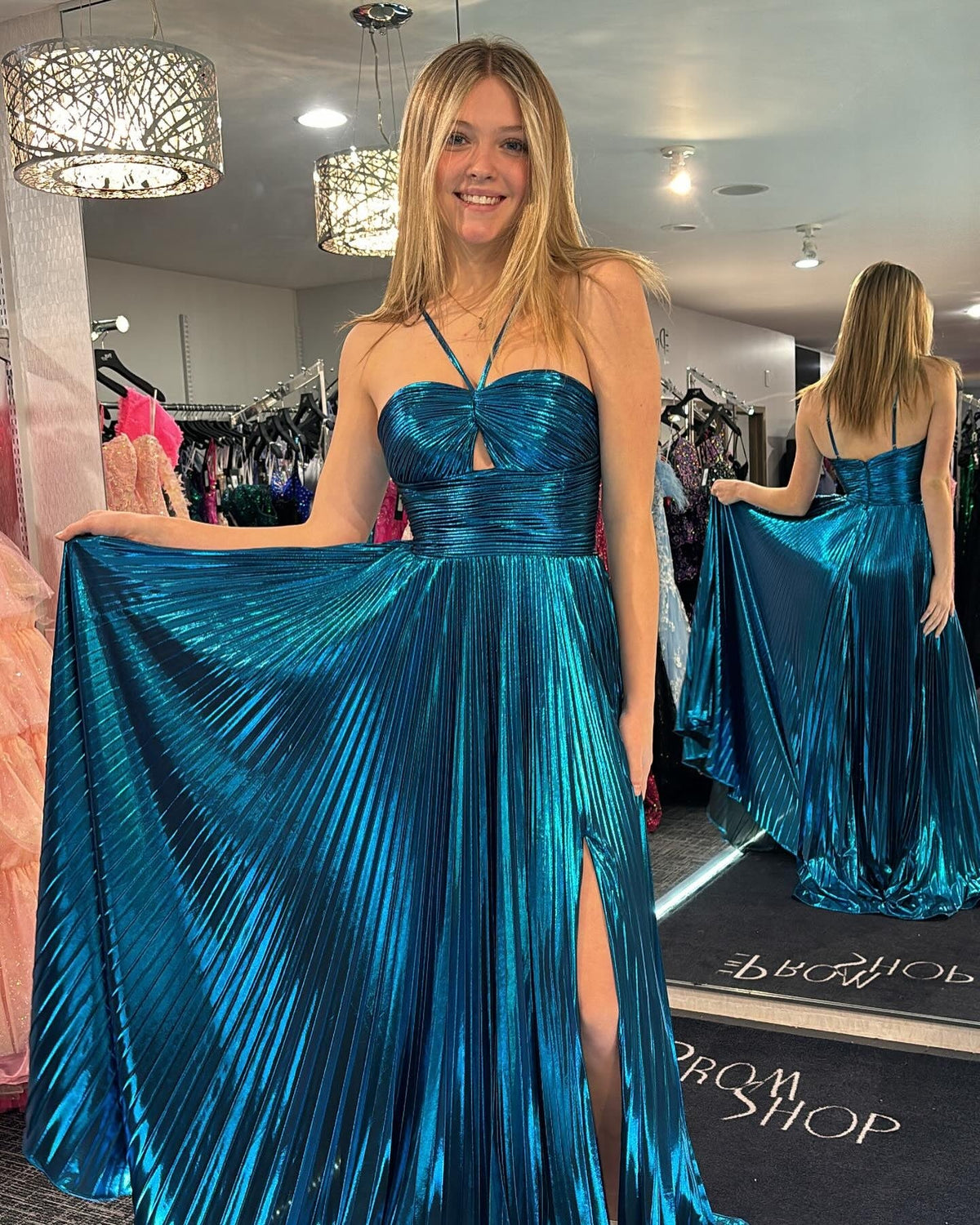 Robe de soirée à paillettes noires, robe de soirée de luxe en dentelle brodée, fentes latérales, robe de soirée de remise de diplôme pour femmes