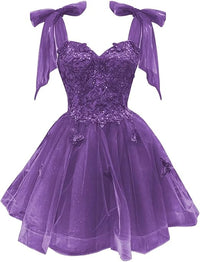 Robe de bal en tulle longueur thé pour femmes, épaules dénudées, robe de bal pour adolescentes, robe de princesse bouffante perlée en cœur