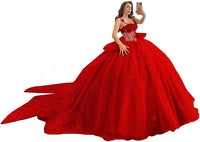 Robes de Quinceanera à bretelles spaghetti avec dentelle papillon et perles Robes de bal en tulle scintillant Robes Sweet 16