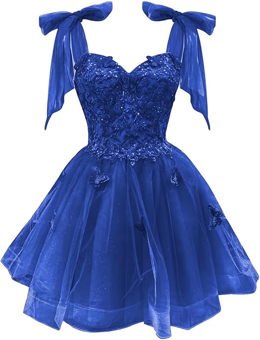 Robe de bal en tulle longueur thé pour femmes, épaules dénudées, robe de bal pour adolescentes, robe de princesse bouffante perlée en cœur