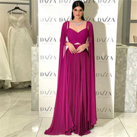 Abiti da Celebrità Abito da Festa in Chiffon Donna Elegante Abito da Sera Formale Pieghe Abito da Gala Donna