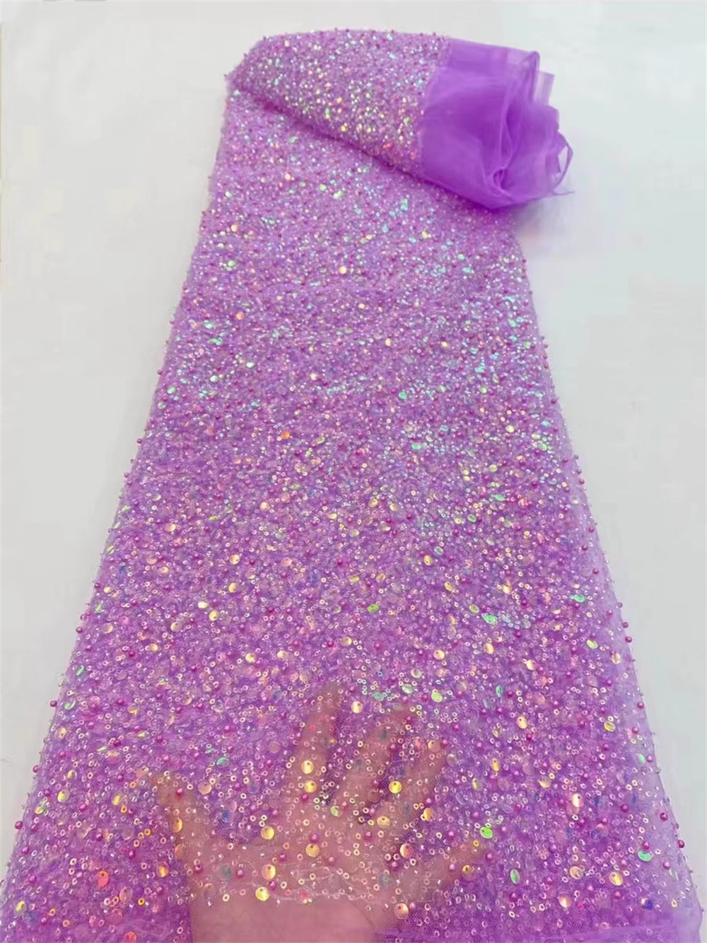 Abito da sposa con paillettes scintillanti, scollo a barca, abito da sposa sirena con strascico staccabile
