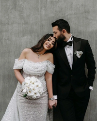 Abito da sposa con paillettes scintillanti, scollo a barca, abito da sposa sirena con strascico staccabile
