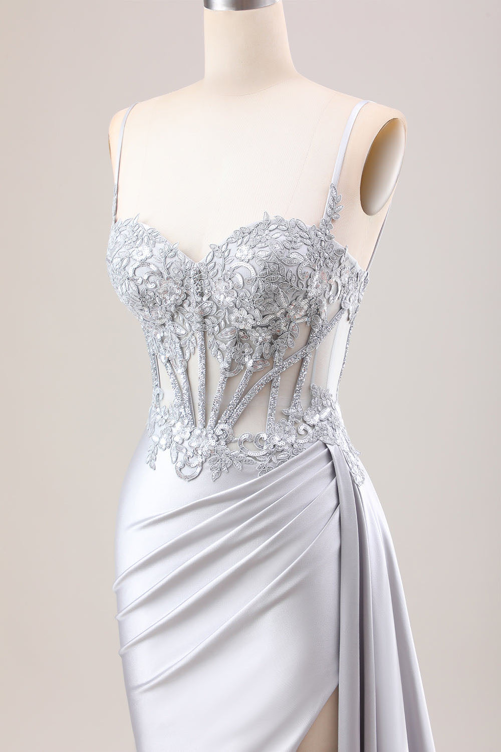 Robe de soirée à paillettes noires, robe de soirée de luxe en dentelle brodée, fentes latérales, robe de soirée de remise de diplôme pour femmes