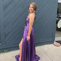 Robe de soirée à paillettes noires, robe de soirée de luxe en dentelle brodée, fentes latérales, robe de soirée de remise de diplôme pour femmes