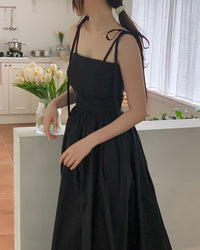 Abiti da sera coreani in taffetà nero a linea A, maniche corte, abiti da festa per il ballo, abito da sposa con allacciatura in pizzo