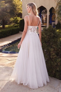 Abiti da sposa con scollo a V per donne taglie forti, applicazioni in pizzo e tulle, abito da sposa 2025