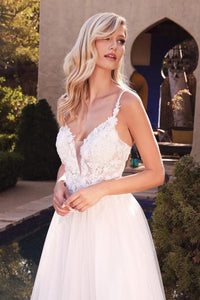 Abiti da sposa con scollo a V per donne taglie forti, applicazioni in pizzo e tulle, abito da sposa 2025