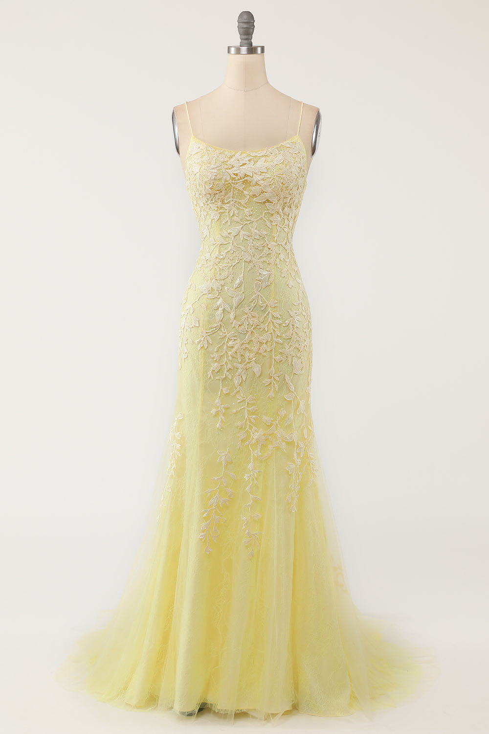 Elegante abito da sera a strati con applicazioni in pizzo, senza maniche, arricciato, abito formale Ms2504071