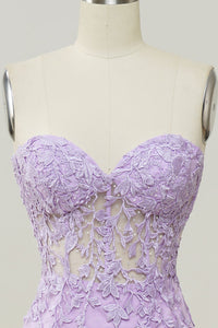 Mermaid Prom Dress Sweetheart Long Evening Dress with Appliques Ms250913