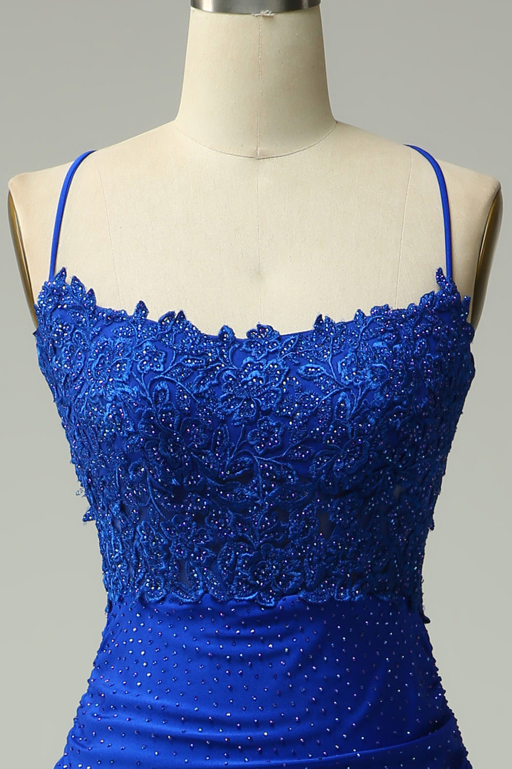 Abito da sera elegante a linea A con pieghe, scollo a cuore, spacco alto sexy Ms2504012