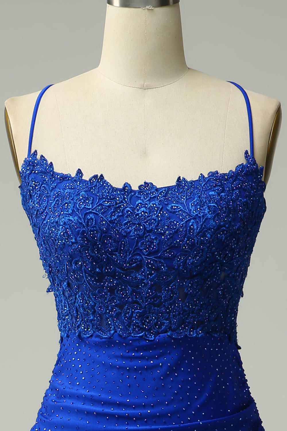 Abito da sera elegante a linea A con pieghe, scollo a cuore, spacco alto sexy Ms2504012
