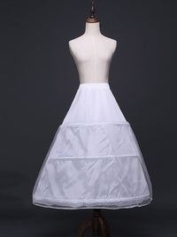 Petticoat 3-Hoops Long Crinoline Skirt Underskirt Crinoline Ball Gown Petticoats Flower Dress Accessories Ms2603201