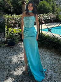 Vestido de fiesta azul cielo con corsé de encaje, escote corazón, vestido de cumpleaños, gasa con volantes, vestidos de graduación para adolescentes