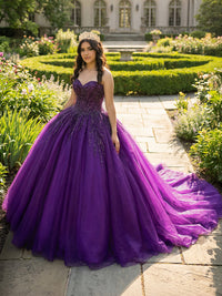 Robe de Quinceanera en forme de cœur pour femme, robe de bal, bretelles spaghetti, dentelle, appliques, robes Sweet 16 pour adolescentes