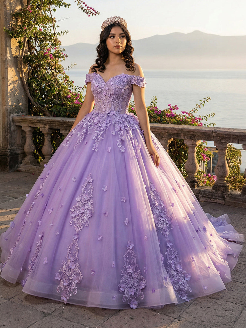 Robe de Quinceanera en forme de cœur pour femme, robe de bal, bretelles spaghetti, dentelle, appliques, robes Sweet 16 pour adolescentes