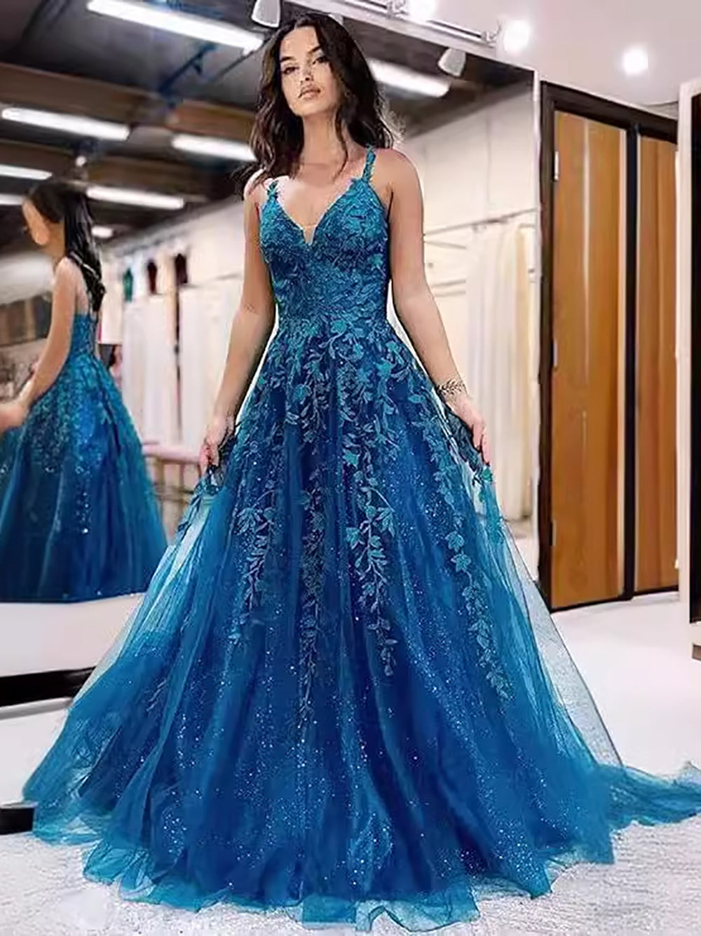 Jaeden Brautjungfernkleid Frauen Sunset Brautjungfe Produktbild-Vorschau 10