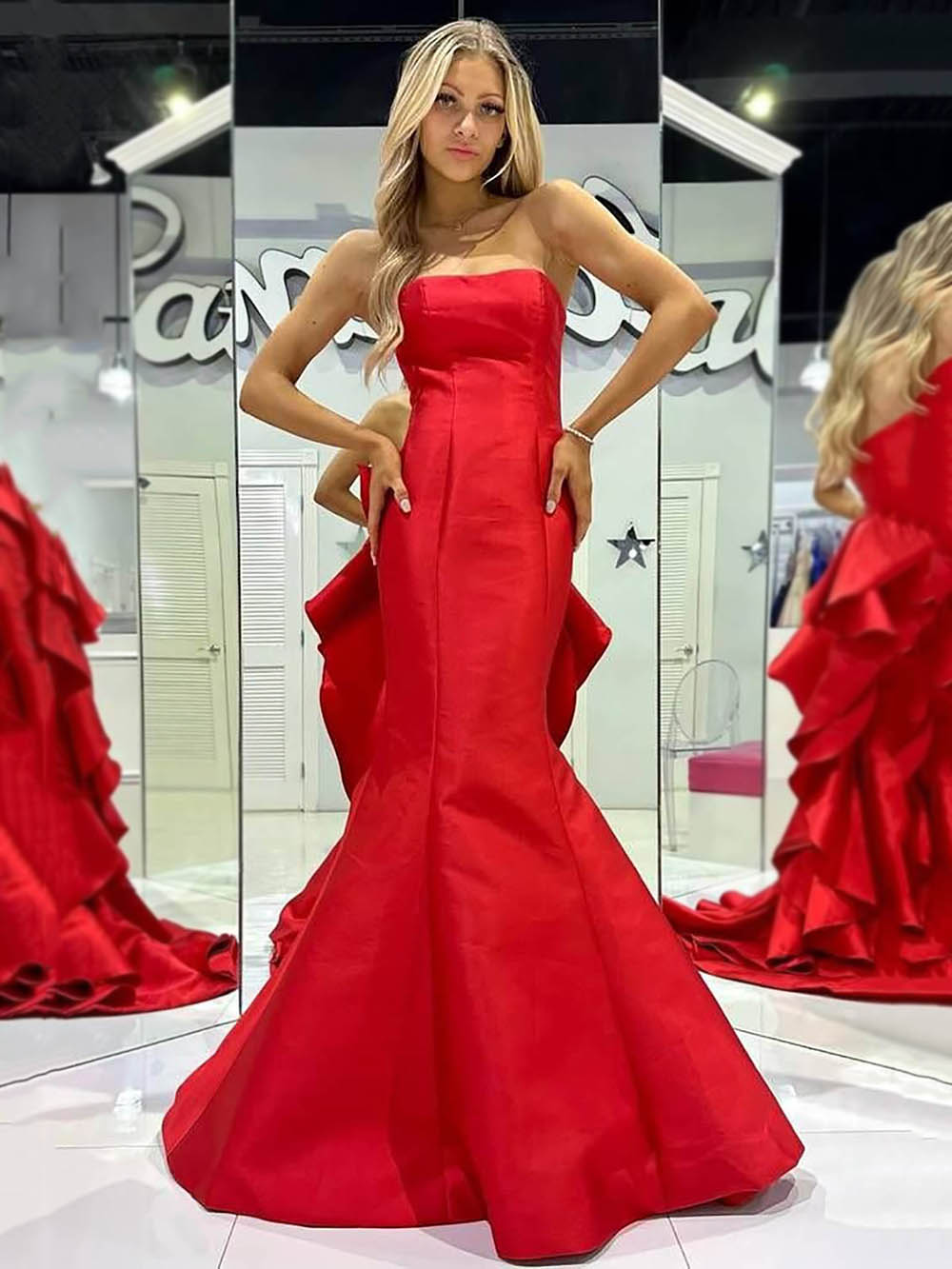Robe de bal bleu ciel en dentelle avec corset et décolleté en cœur, robe d'anniversaire en mousseline de soie à plusieurs niveaux, robes de remise de diplôme pour adolescentes