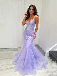 Sequin Beading Evening Gown Stunning Mermaid prom Dress Ms2602043