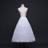 Petticoat 3-Hoops Long Crinoline Skirt Underskirt Crinoline Ball Gown Petticoats Flower Dress Accessories Ms2603201