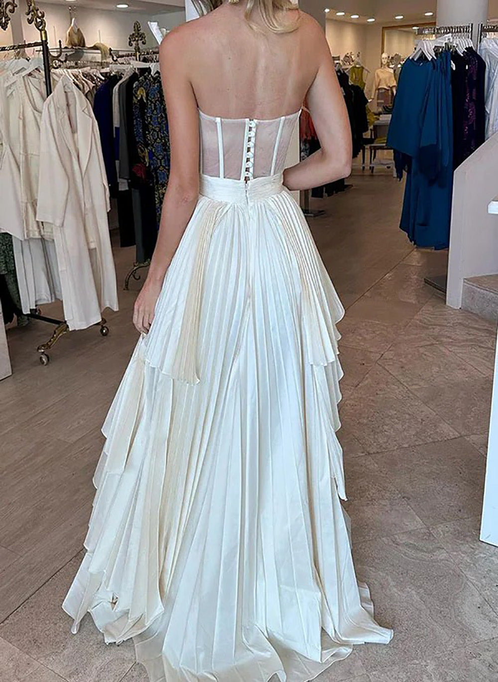 Vestido de fiesta azul cielo con corsé de encaje, escote corazón, vestido de cumpleaños, gasa con volantes, vestidos de graduación para adolescentes