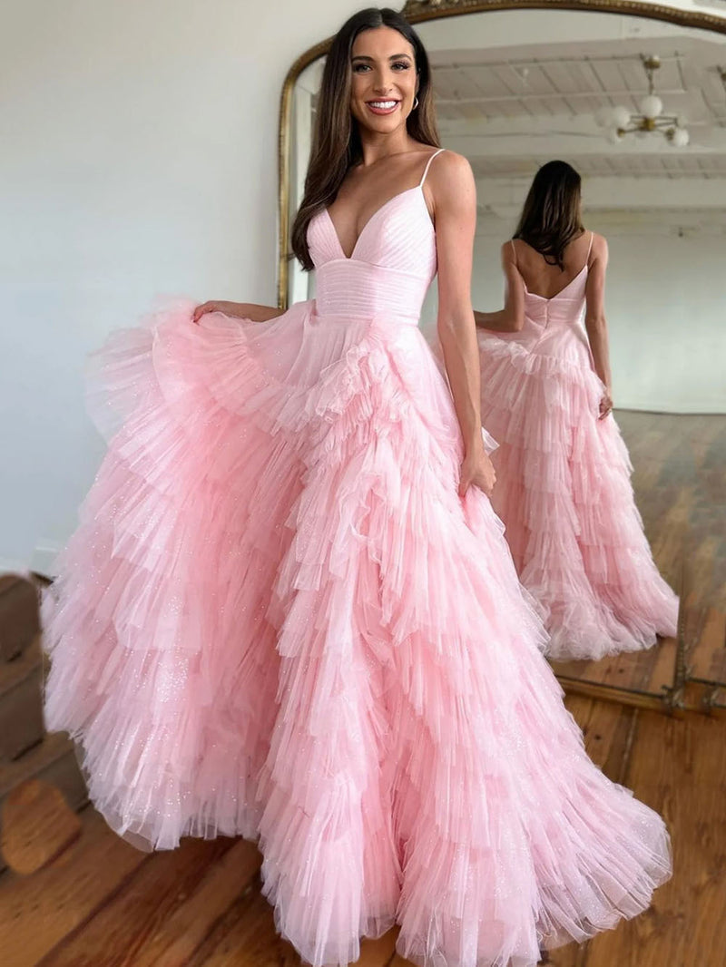 Abito da sera con spacco Ruffle, scollo a cuore, applicazioni in pizzo, corsetto, abito formale per festa di prom Ms2504114