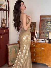 Unuŝultra Longmanika Brileta Festa Robo Virina Brileta Brileta Fina Robo Koktela Vespera Robo
