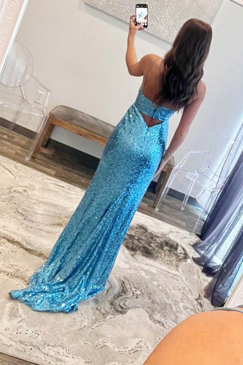 Vestido de Baile Azul Céu com Corpete de Renda, Decote Coração, Vestido de Aniversário em Chiffon com Camadas, Vestidos de Formatura para Adolescentes