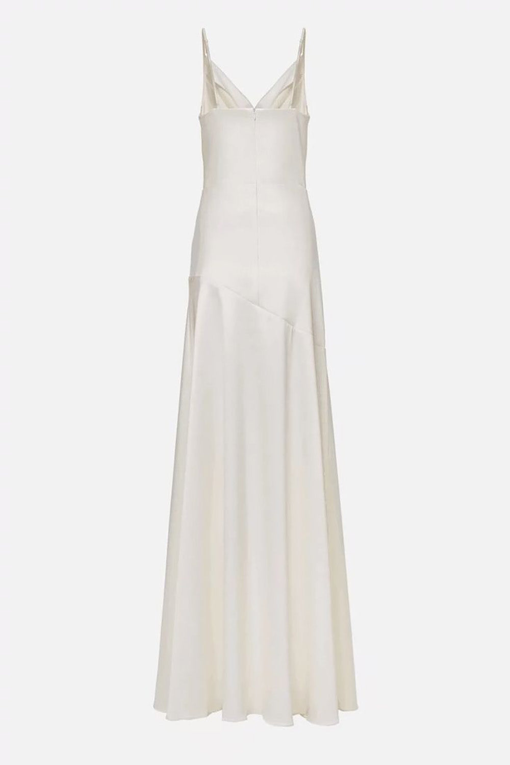 Vestido Formal de Manga Comprida Midi Assimétrico com Drapeado Vestido de Baile Vestido de Cocktail para Escritório Ms2505085