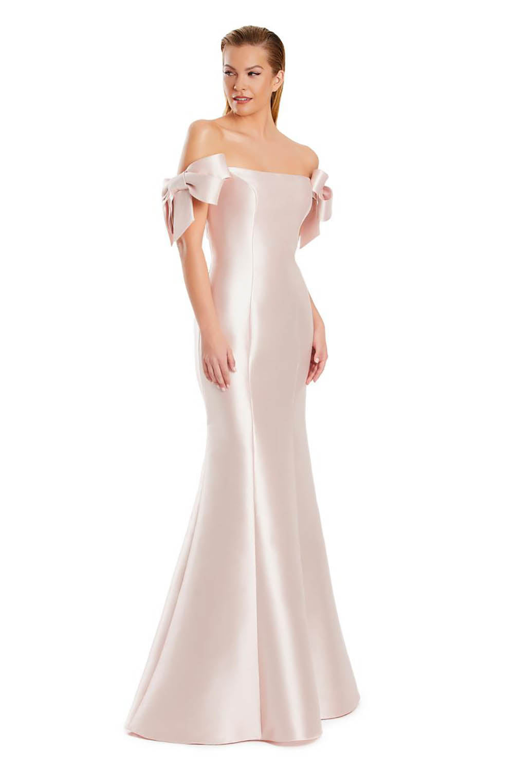 Robe de soirée longue à paillettes asymétrique avec fente et paillettes