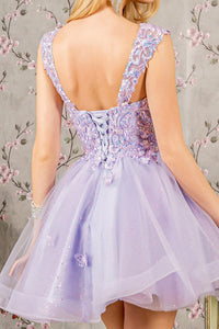 Glitzernde Pailletten-Heimkehrkleider 2024 für Teenager, schulterfrei, kurz, gestuftes Spitzen-Ballkleid, Cocktailpartykleid