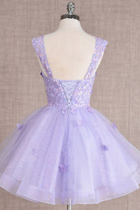Glitzernde Pailletten-Heimkehrkleider 2024 für Teenager, schulterfrei, kurz, gestuftes Spitzen-Ballkleid, Cocktailpartykleid