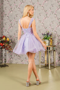 Glitzernde Pailletten-Heimkehrkleider 2024 für Teenager, schulterfrei, kurz, gestuftes Spitzen-Ballkleid, Cocktailpartykleid