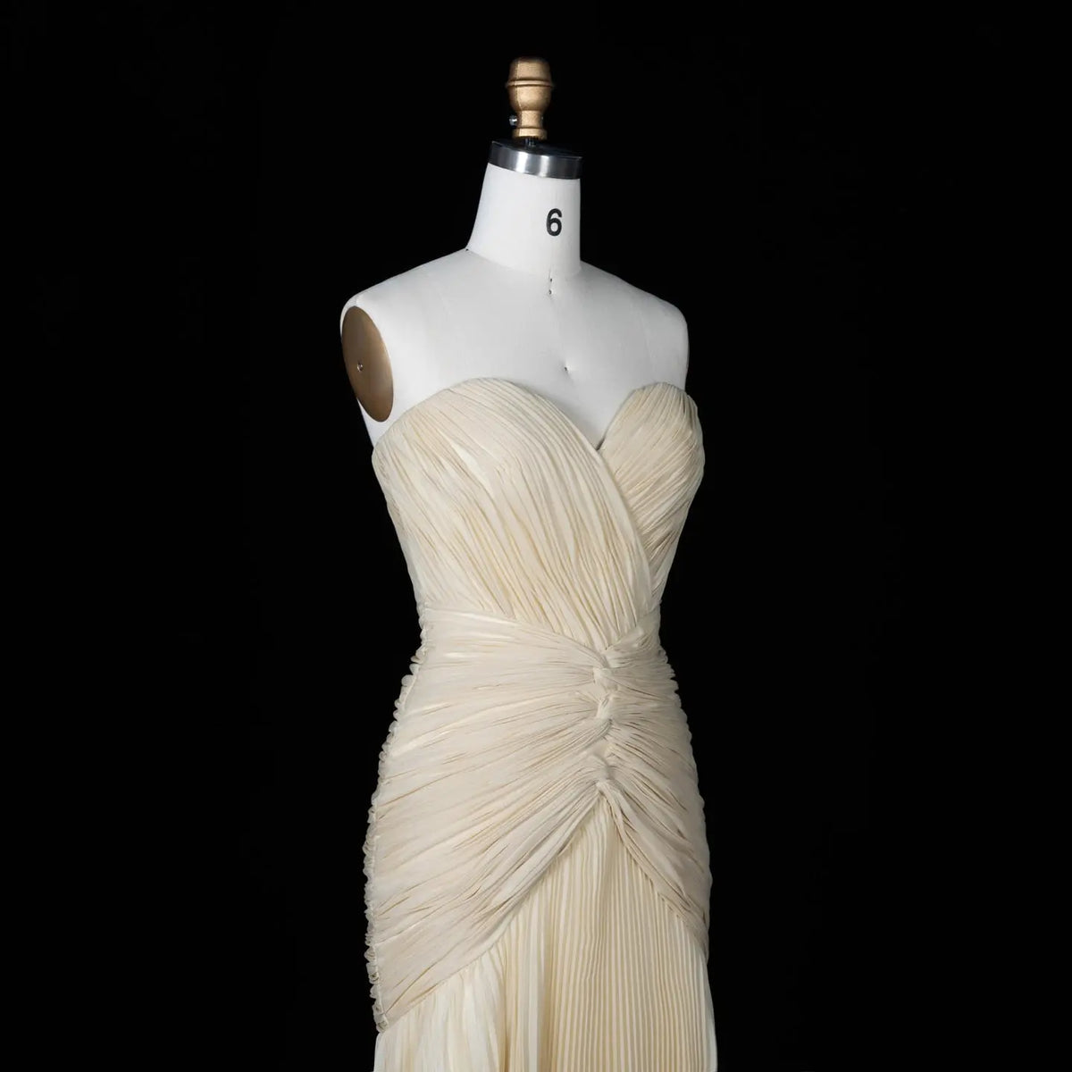Champange Sweetheart Pleated Mermaid Formal Evening Gowns Shiny Satin Ruched Prom Dress Ms2607216