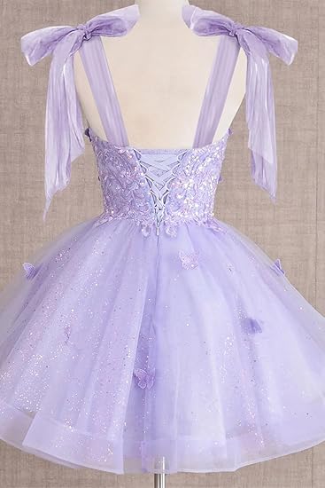 prom dress strip Stacees 2026 A-line V Neck Satin Prom Dress with Split