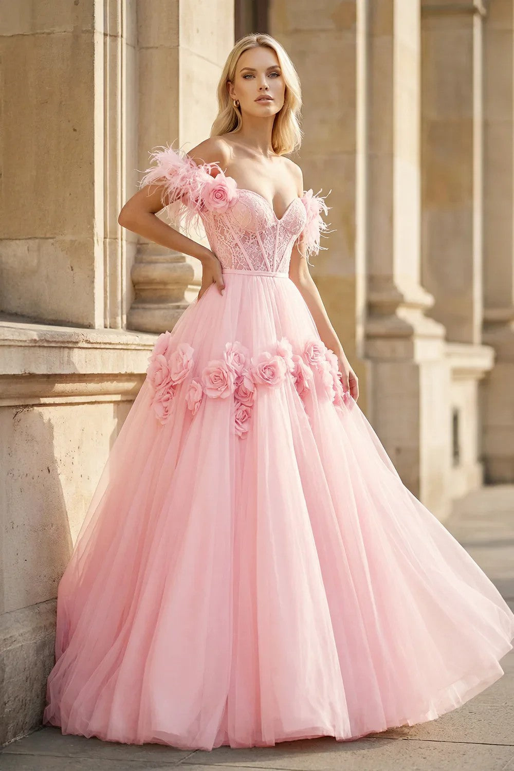 A Line Prom Dress Off Shoulder Lace Corset 3D Flower Tulle Evening Dre Msikoods Official Store A Line Prom Dress Off Shoulder Lace Corset 3D Flower Tulle Evening Dre Msikoods Official Store
